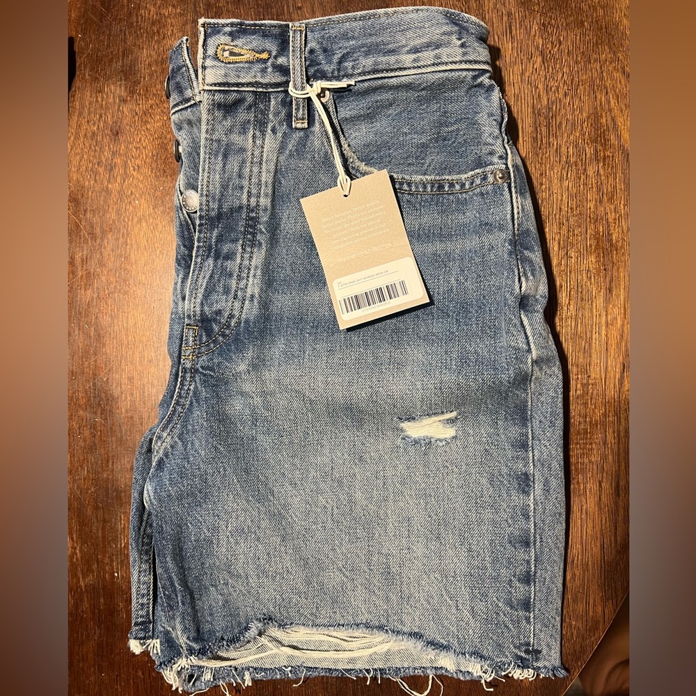 NWT Everlane Way High Denim Short